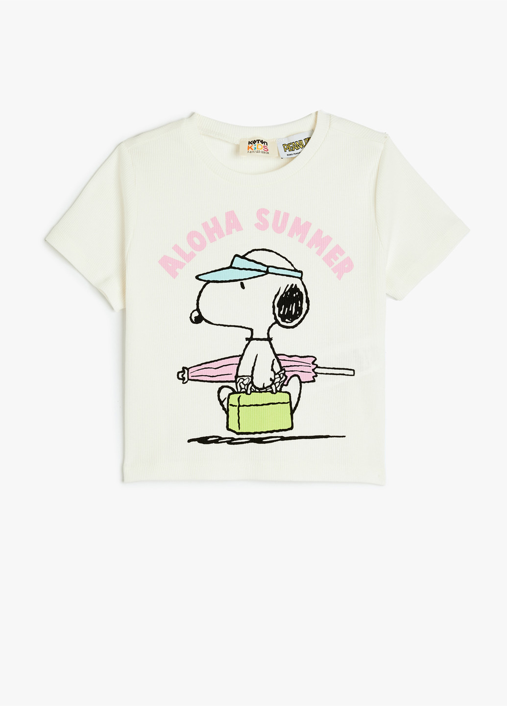 Белая демисезонная футболка KOTON