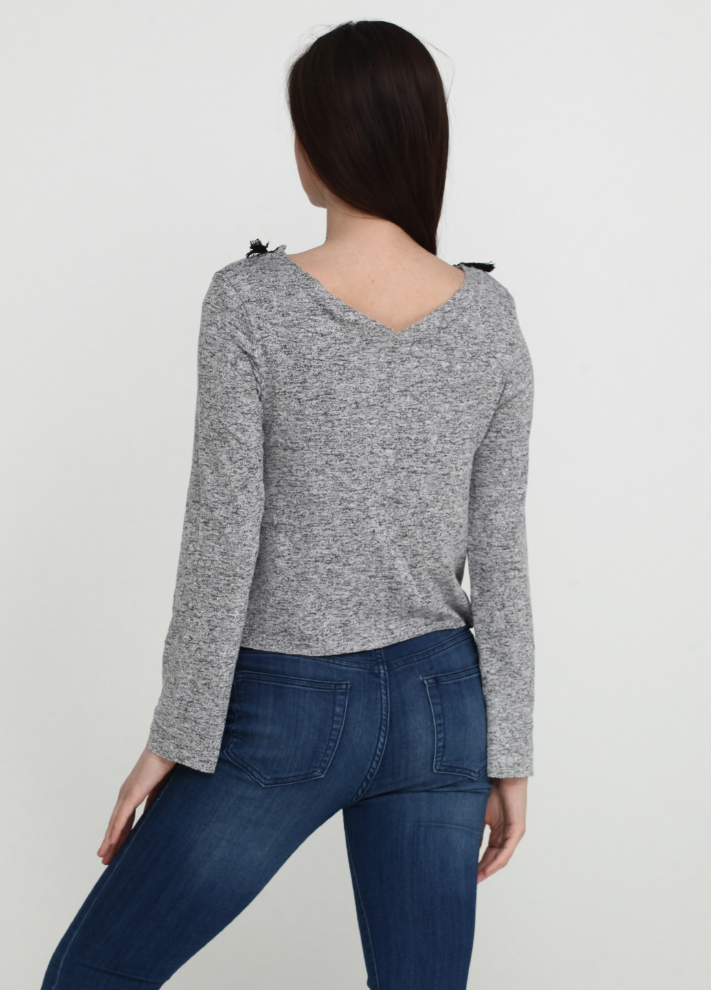 Серый демисезонный пуловер пуловер Mixx