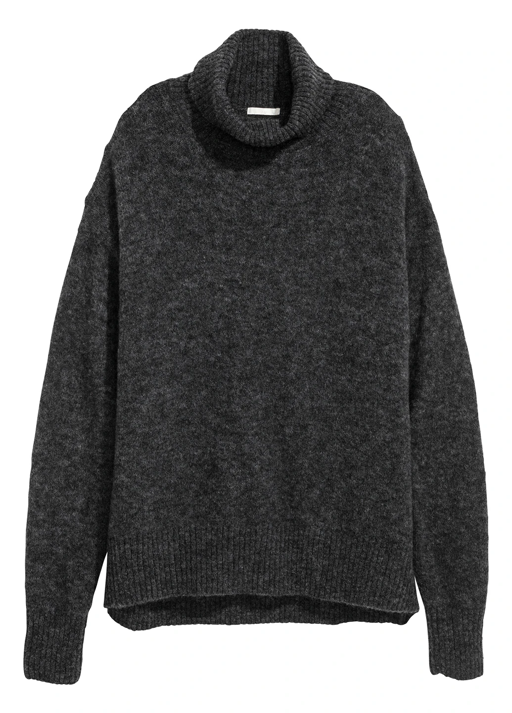 Темно-серый зимний свитер H&M