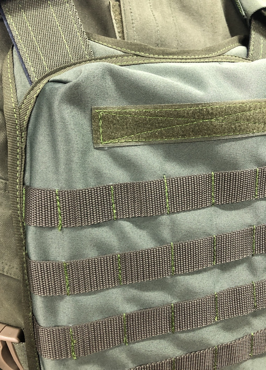 Плитоноска для военных со стропами MOLLE UkrCossacks 1.0 зеленая No Brand (253135495)