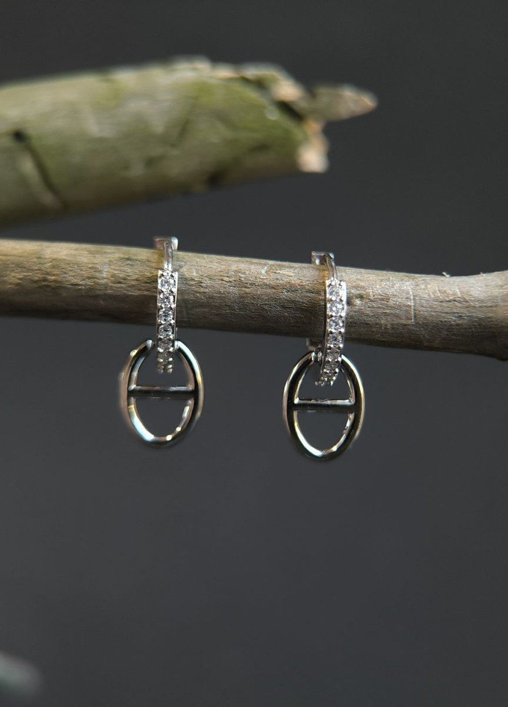 Сережки Silver Flame (350941306)