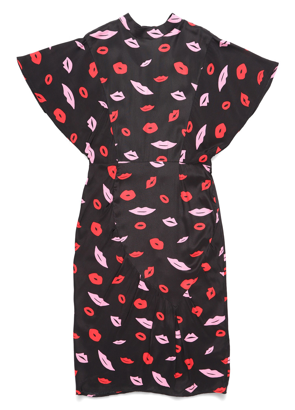 Черное кэжуал платье MINT&BERRY с рисунком