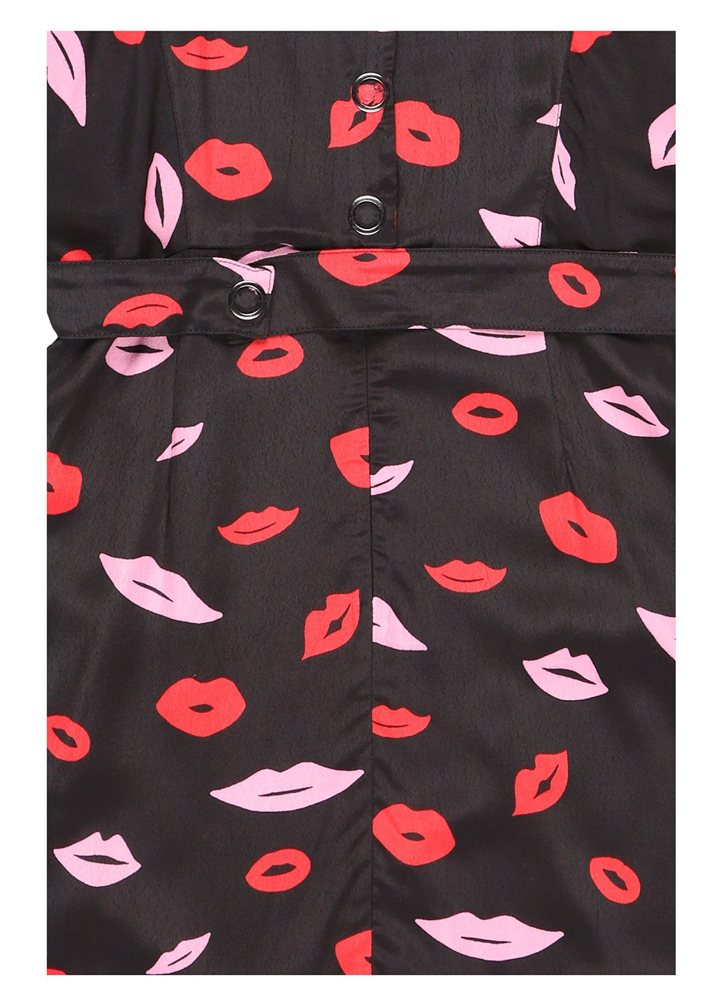 Черное кэжуал платье MINT&BERRY с рисунком