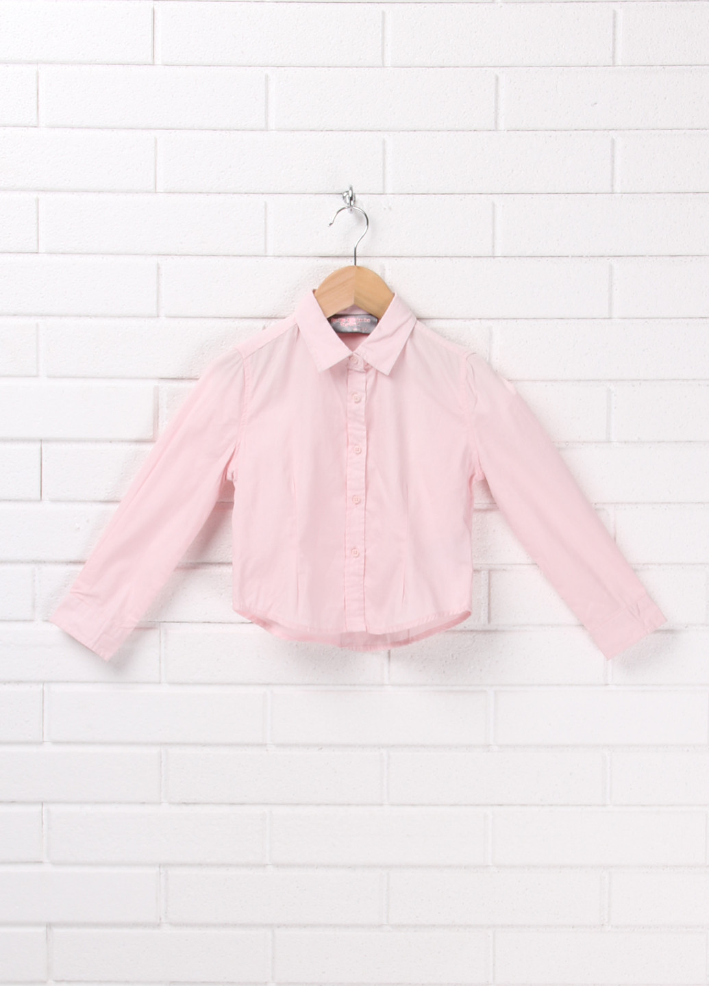 Светло-розовая классическая рубашка Sprider с длинным рукавом