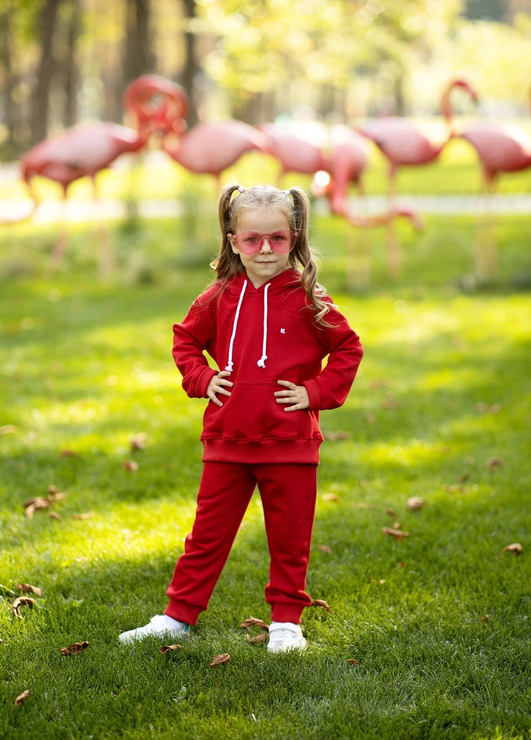 Дитячий спортивний костюм бавовна для дівчинки Kindamor original (244703553)