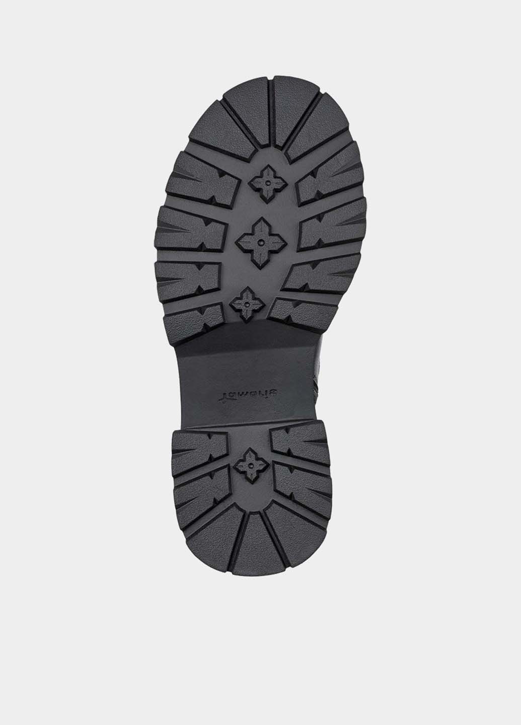 Зимние ботинки чопперы Tamaris без декора из искусственной кожи