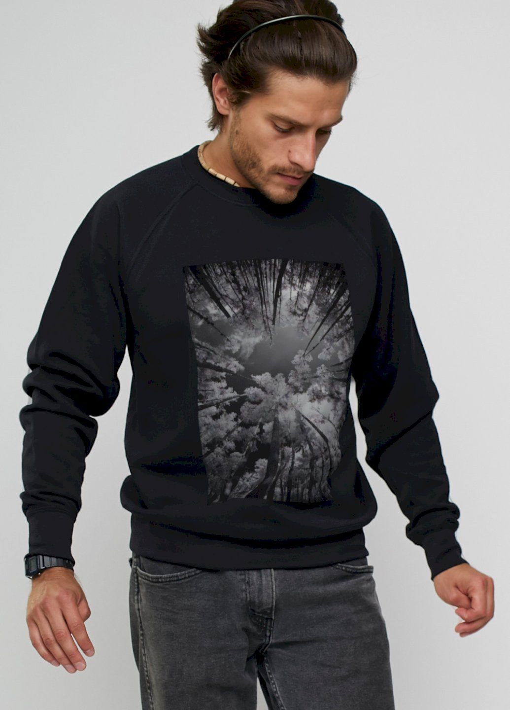 Черный свитшот мужской YAPPI (198688817)