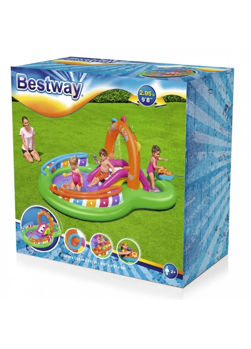 Надувний дитячий ігровий центр 41х15,5х40,5 см Bestway (253659517)