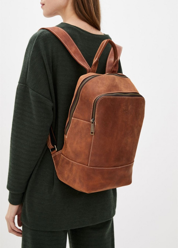 Женский кожаный рюкзак среднего размера 27×36×13 см TARWA rb-2008-3md (251835461)