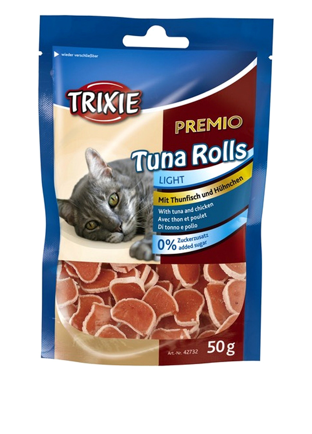 Ласощі для кішок "PREMIO Tuna Rolls", 50 гр Trixie (16935250)