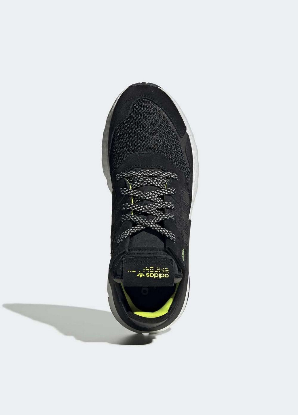 Черные демисезонные мужские кроссовки adidas NITE JOGGER