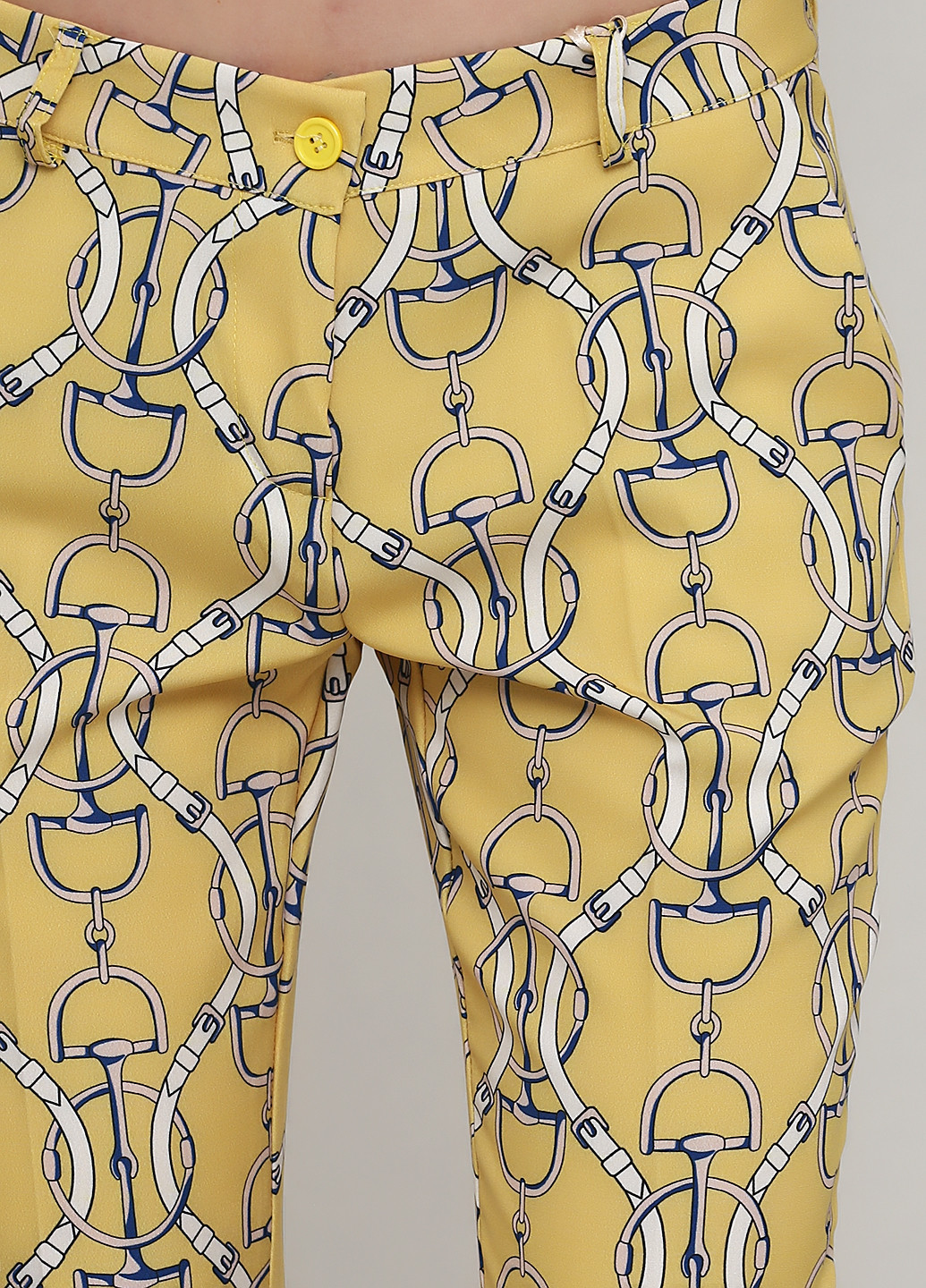 Желтые кэжуал демисезонные зауженные брюки Altamira