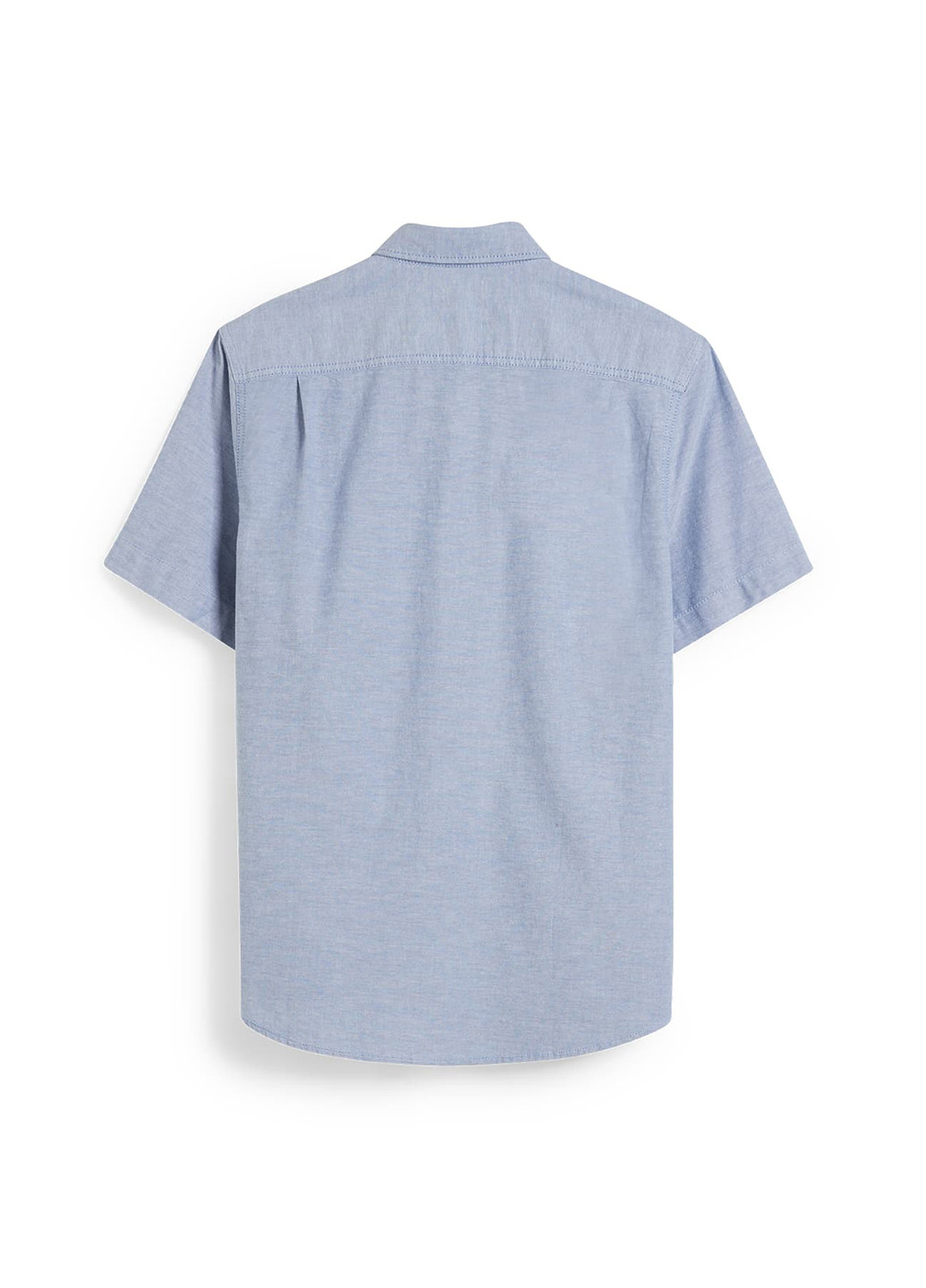 Серо-голубой кэжуал рубашка однотонная C&A