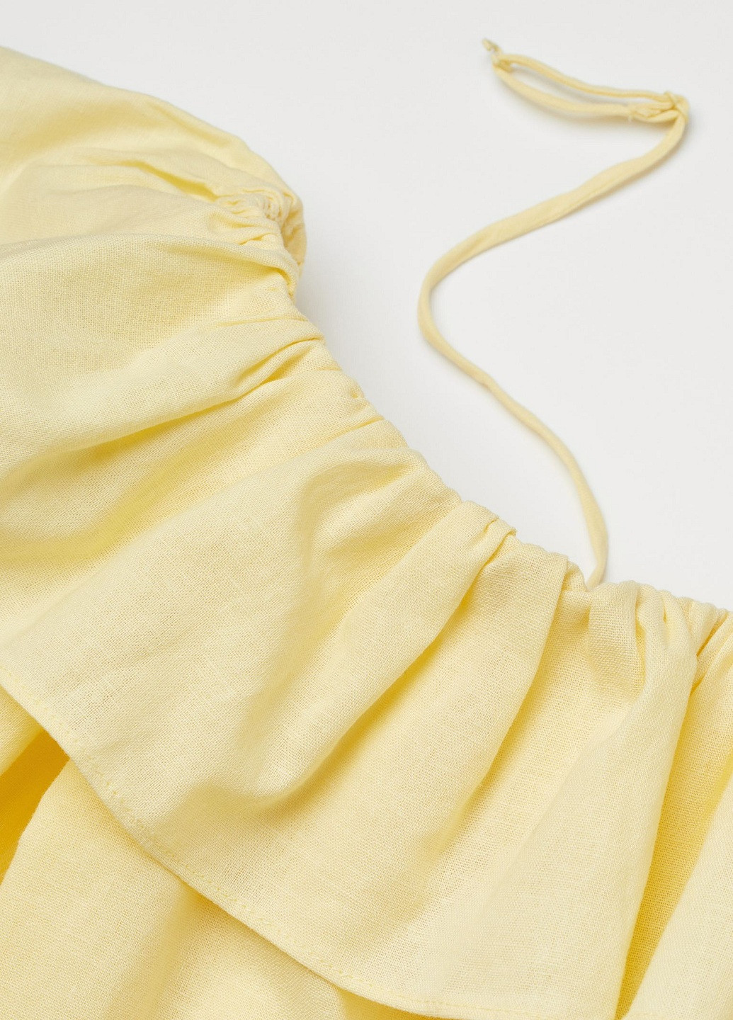 Світло-жовтий кежуал сукня H&M однотонна