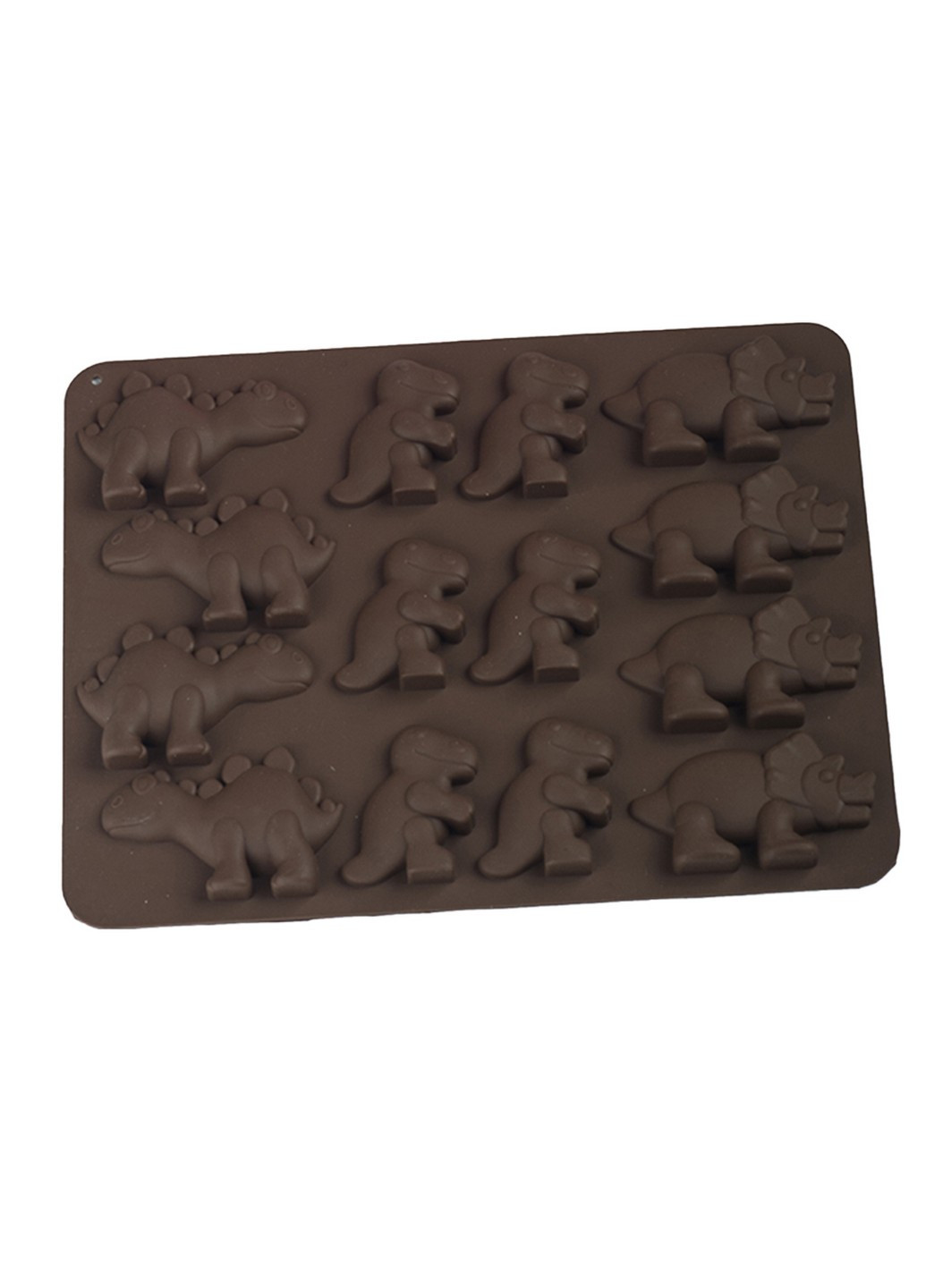 Форма силиконовая для конфет Динозавр, 18х13х1см шоколадная (MYS-48235) MysSilicone (216708624)