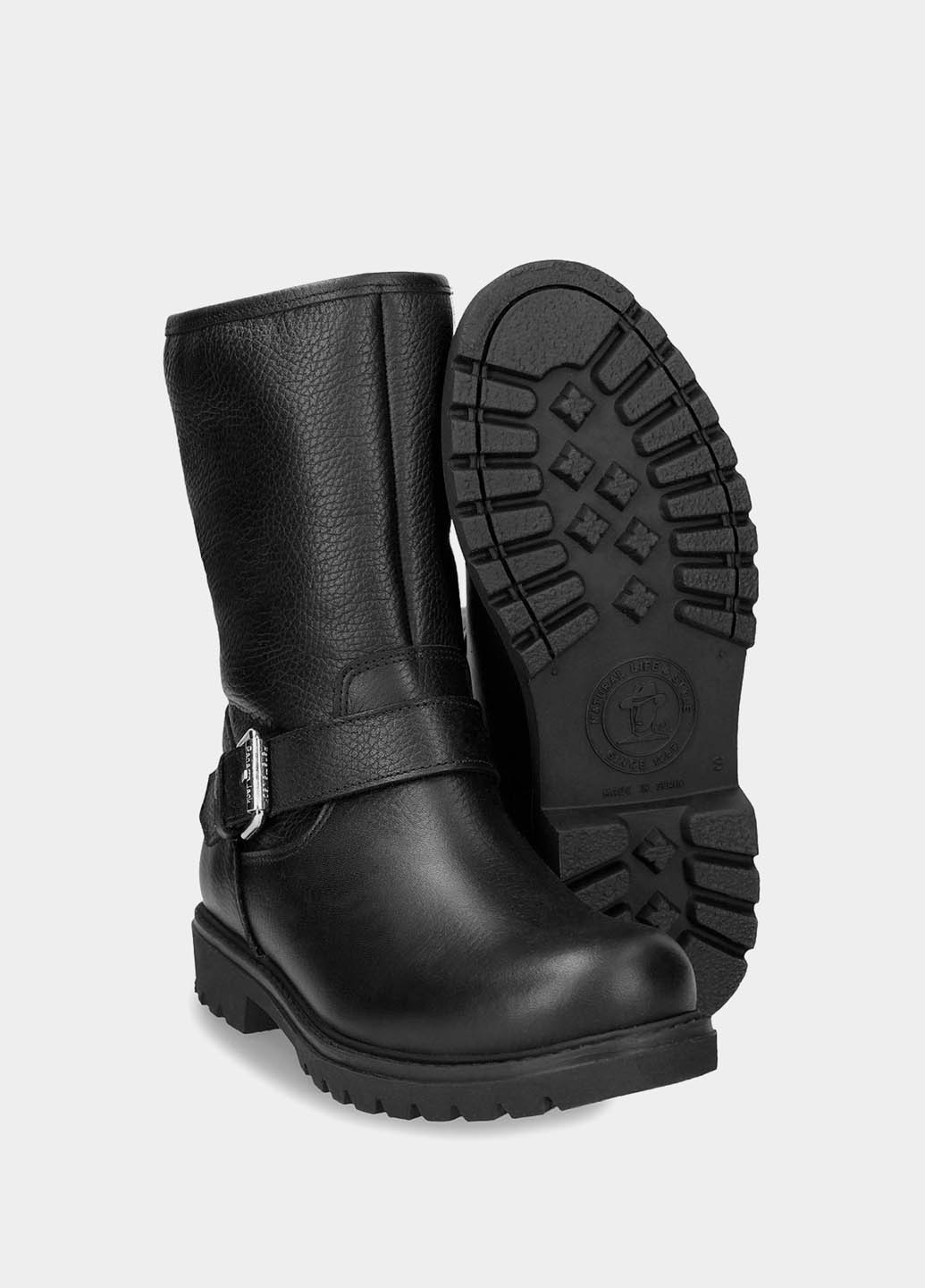 Черные зимние полусапоги Panama Jack