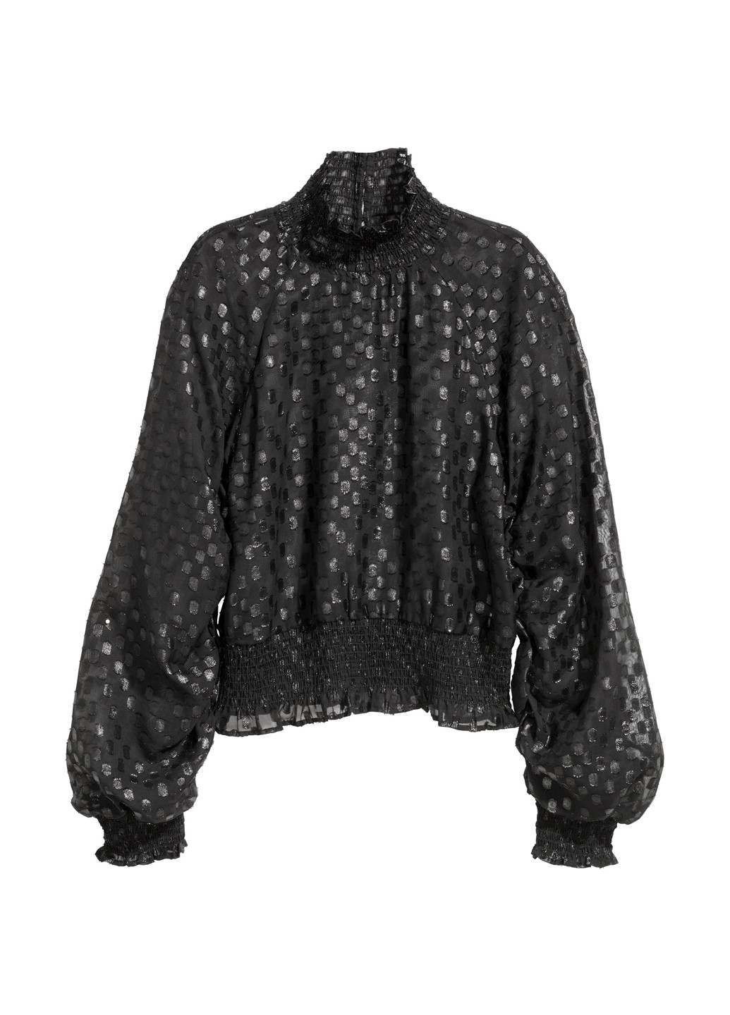 Чёрная блуза H&M