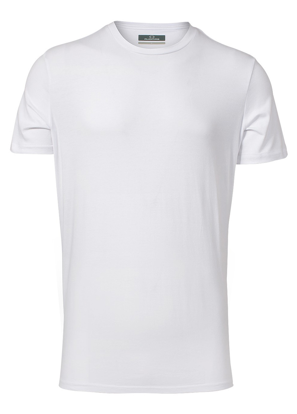 Белая футболка Audimas