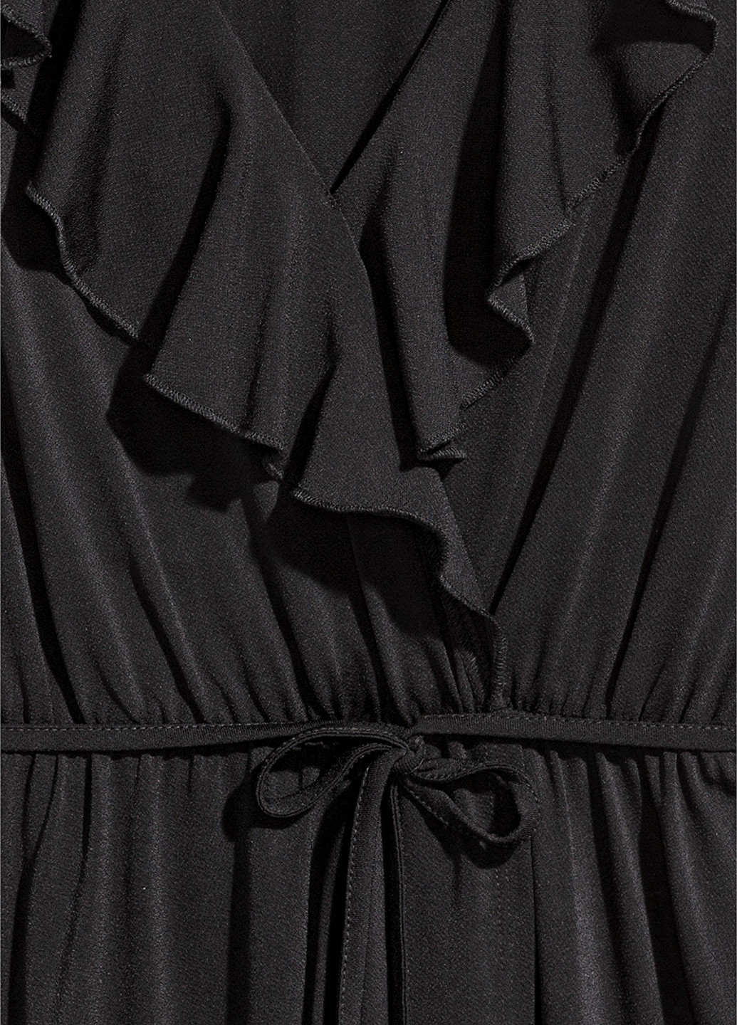 Чорна кежуал сукня кльош H&M однотонна