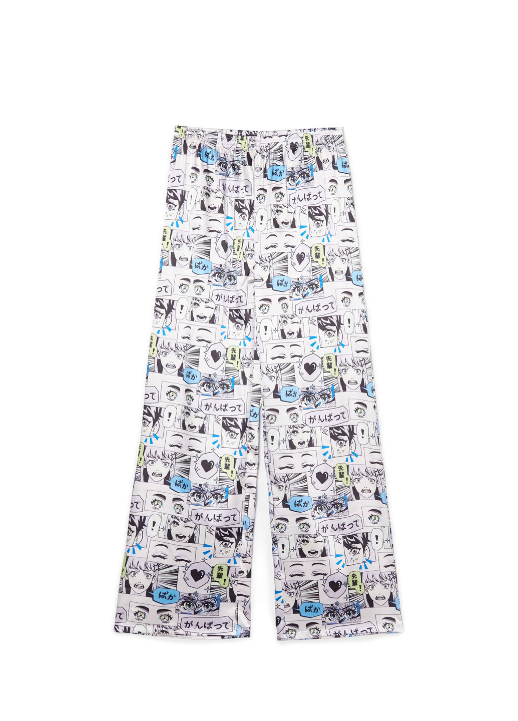 Голубая всесезон пижама (топ, брюки) топ + брюки Cropp