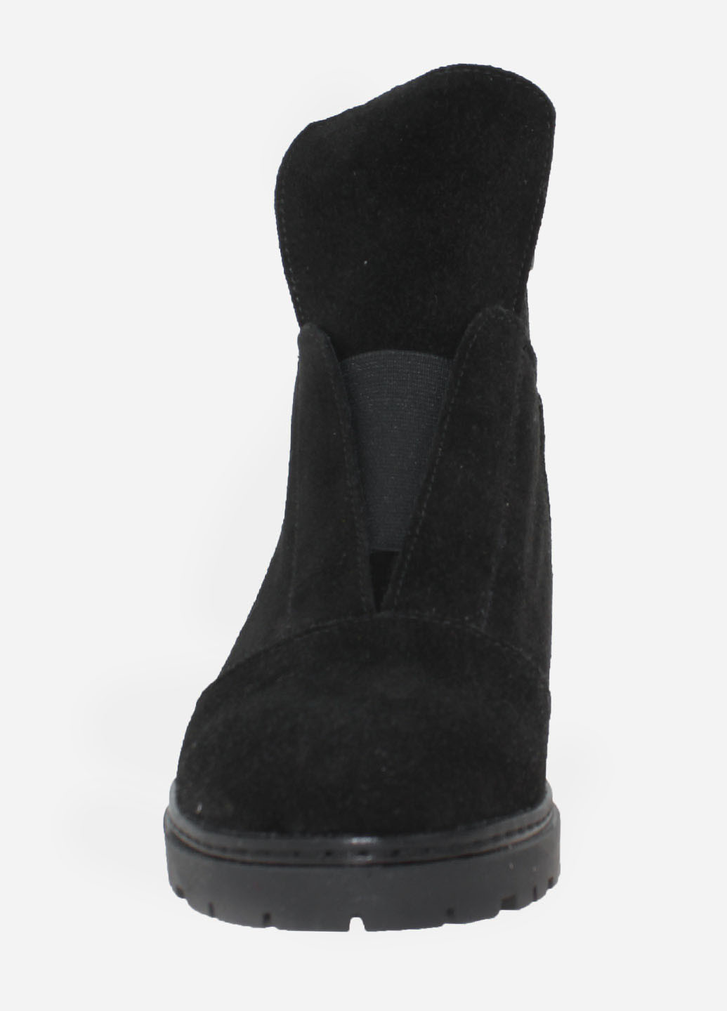 Зимние ботинки raj32-11 черный Azatti из натуральной замши