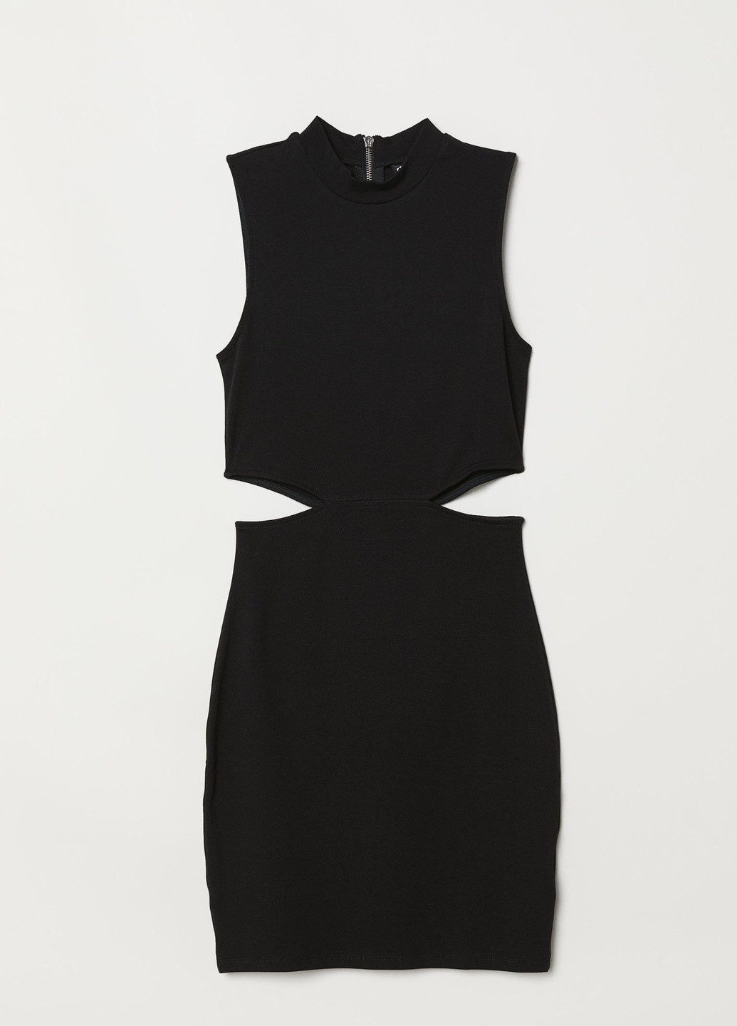 Черное кэжуал платье H&M однотонное