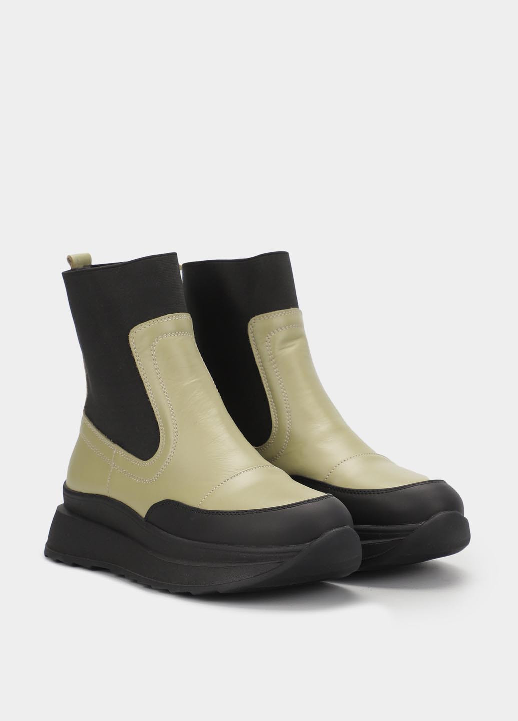 Осенние ботинки челси Braska без декора тканевые