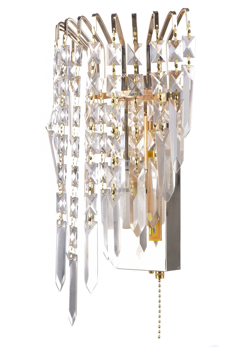 BCL-441W/1 E14 Бра хрустальное с выключателем Brille (185914274)