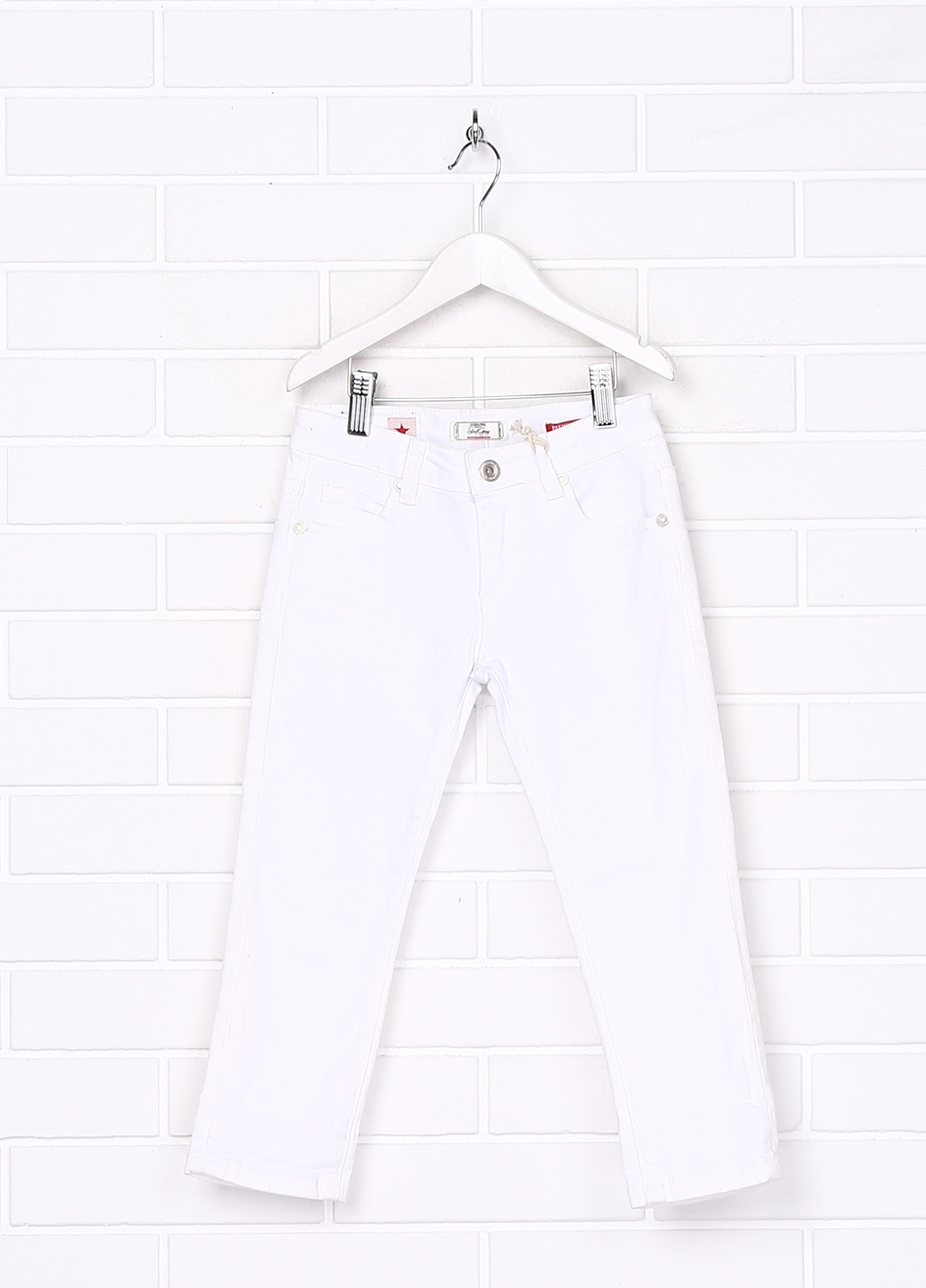 Джинси Street Gang завужені однотонні білі джинсові