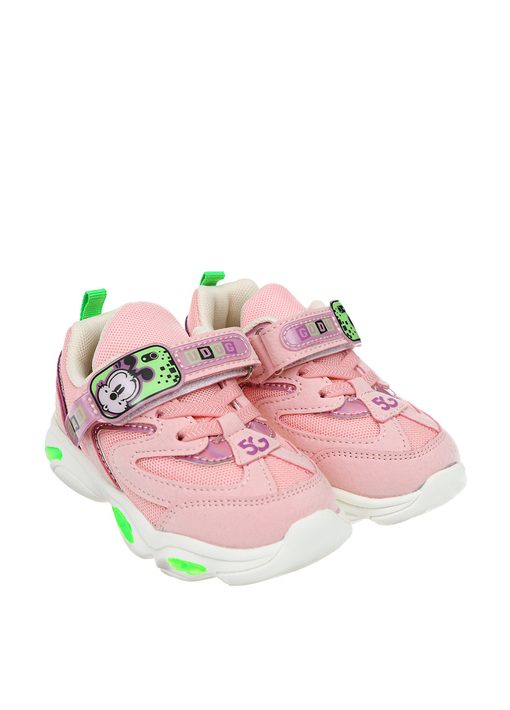 Светло-розовые демисезонные кроссовки Shantou