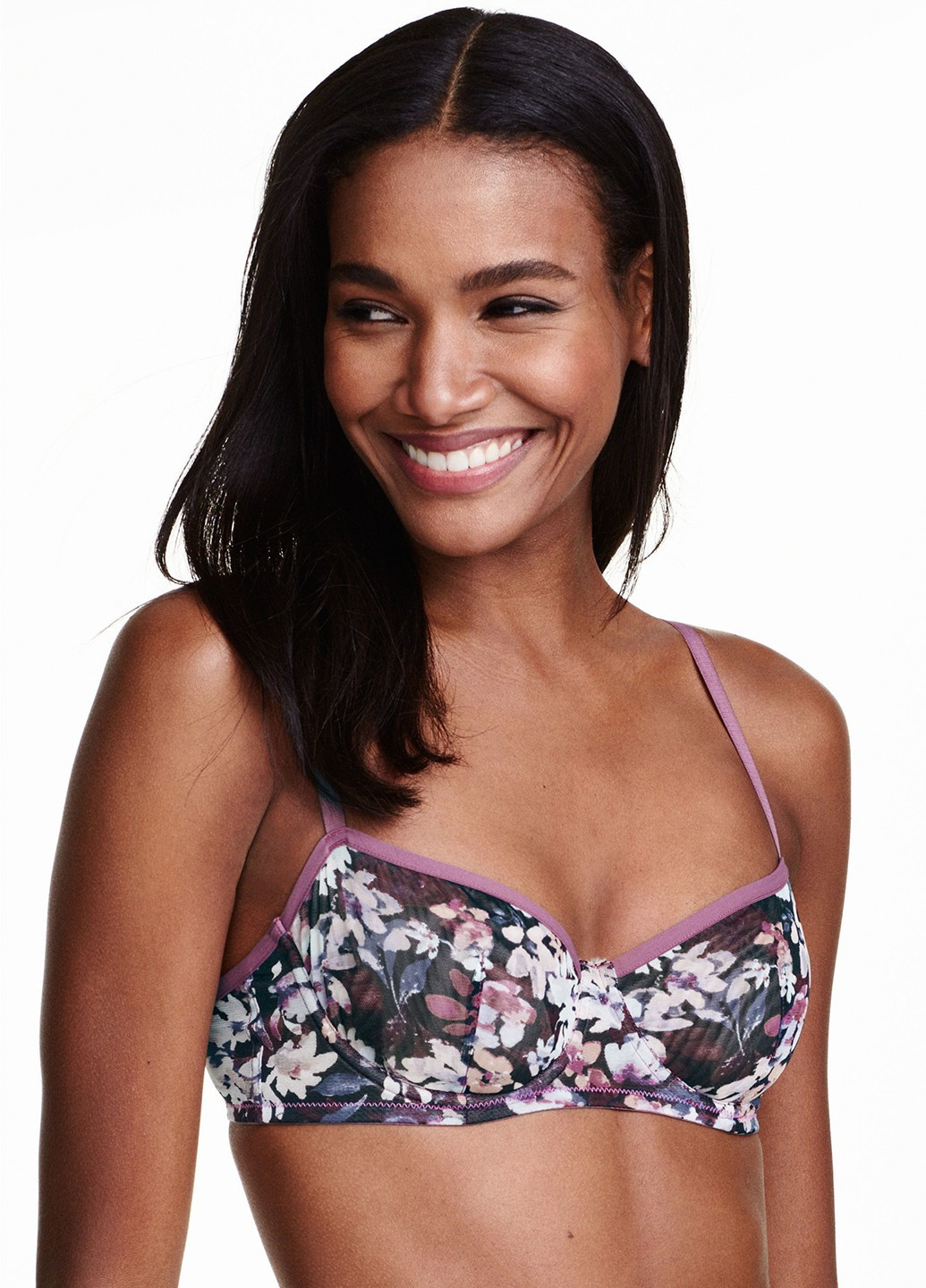 Комбінований корбей бюстгальтер H&M з кісточками поліестер