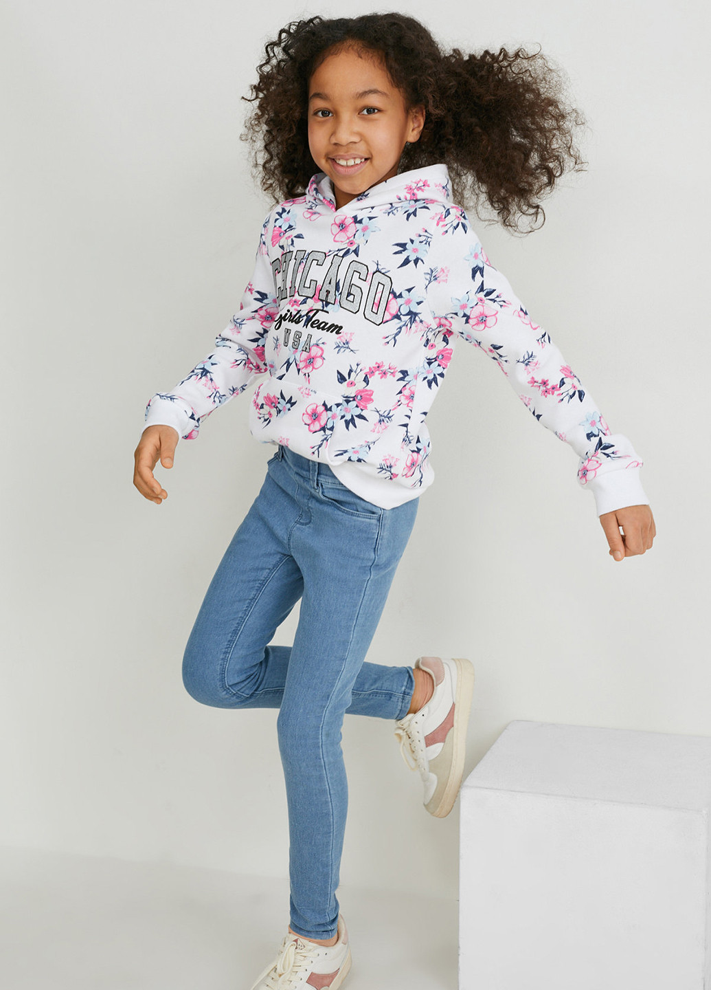 Комбинированные демисезонные джеггинсы (2 шт.) C&A