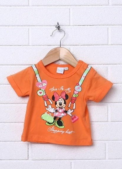 Персикова літня футболка Disney