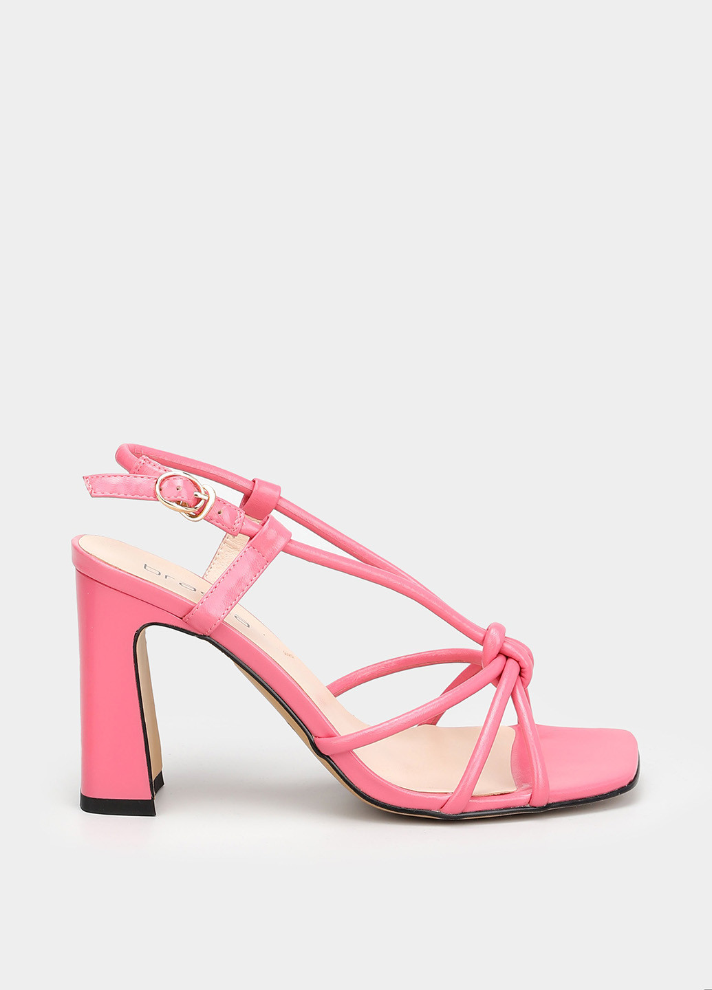 Розовые босоножки Braska с ремешком