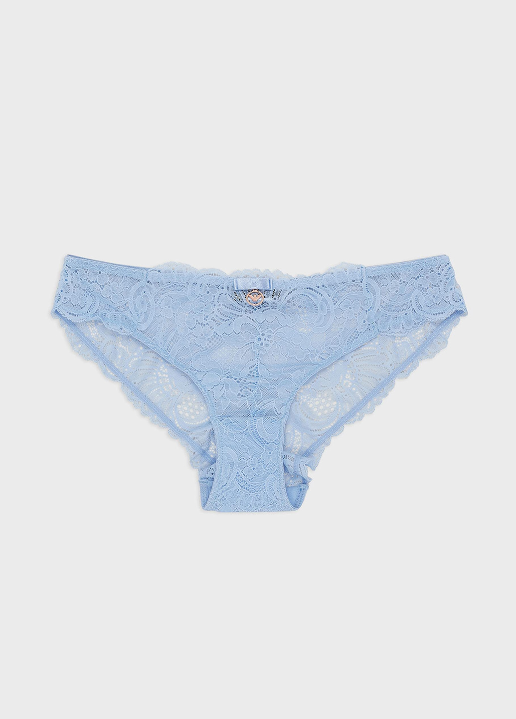 Блакитний демісезонний комплект (бюстгальтер, трусики) Emporio Armani