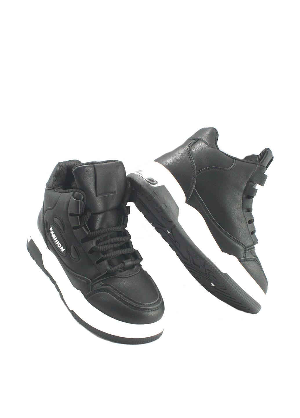 Зимние ботинки No Brand с белой подошвой из искусственной кожи