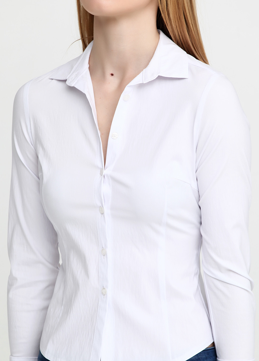 Белая демисезонная блуза Stefanie L