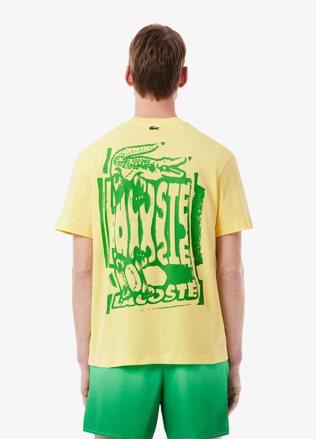 Жовта футболка Lacoste