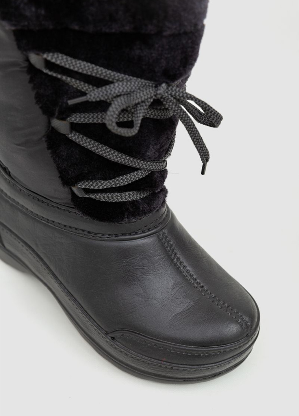 Зимние ботинки Ager без декора из полиуретана