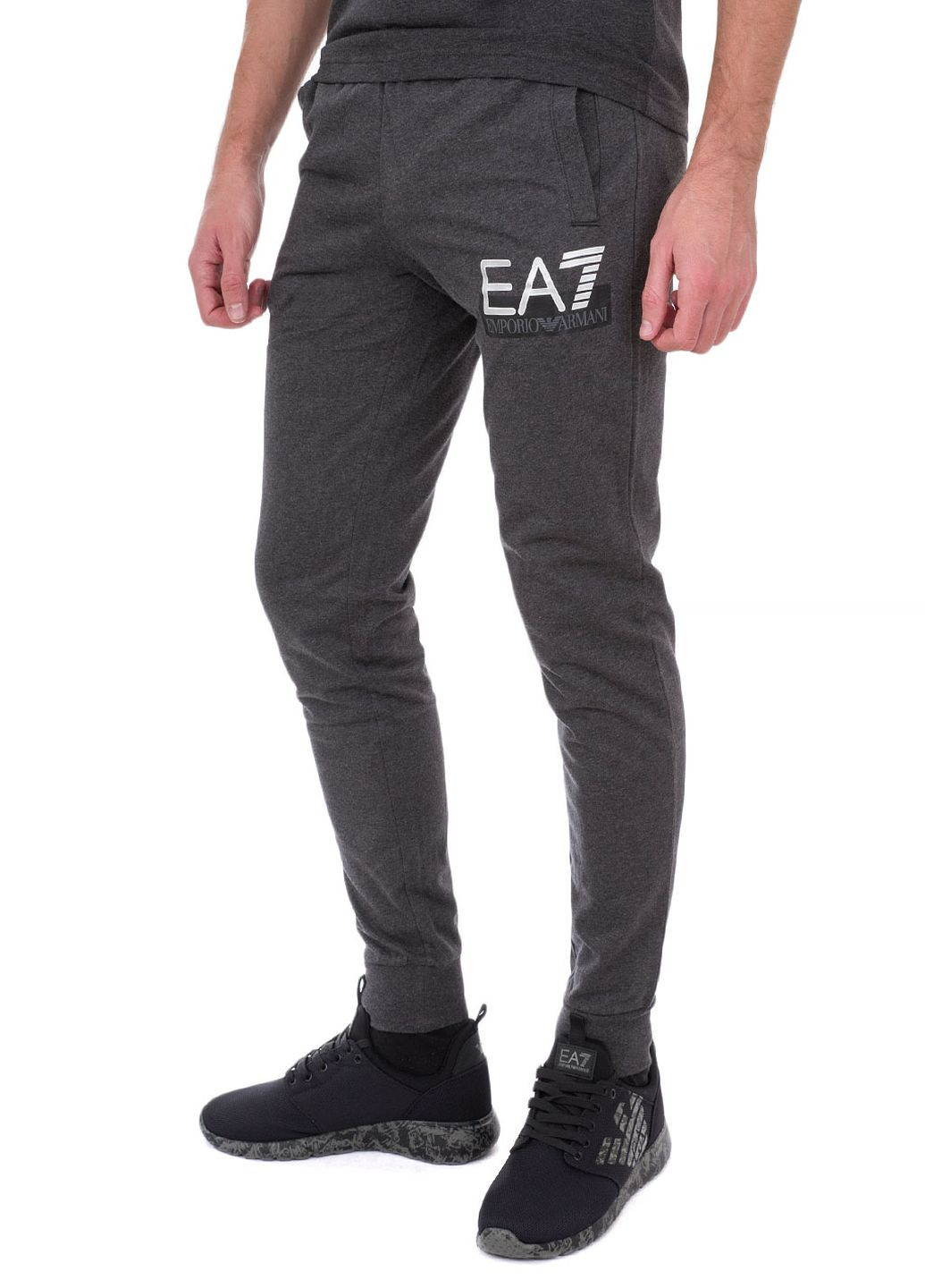 Серые зимние брюки ARMANI EA7