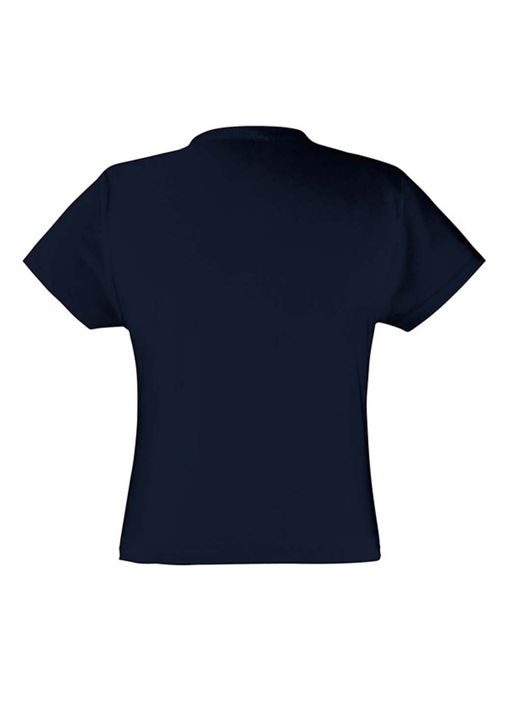 Темно-синяя демисезонная футболка Fruit of the Loom
