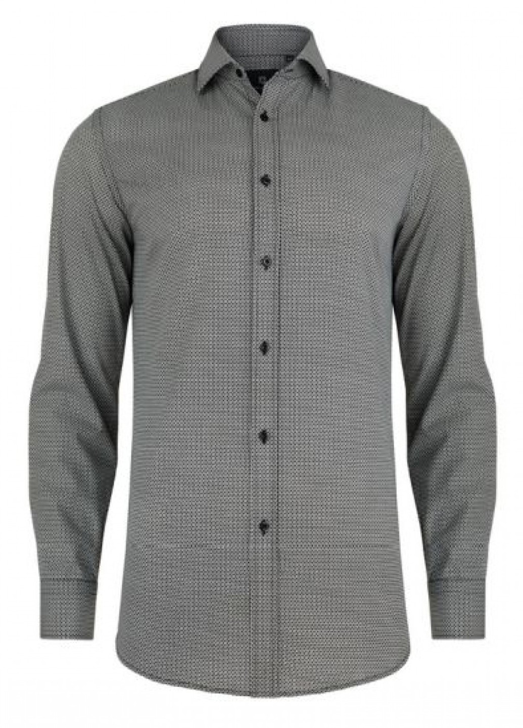 Черная кэжуал рубашка с геометрическим узором Pako Lorente