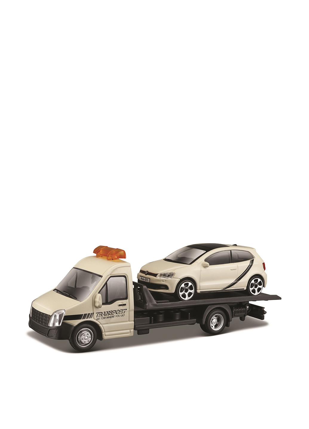 Игровой набор - АВТОПЕРЕВОЗЧИК c автомоделью VW POLO GTI MARK 5 Bburago (86580293)