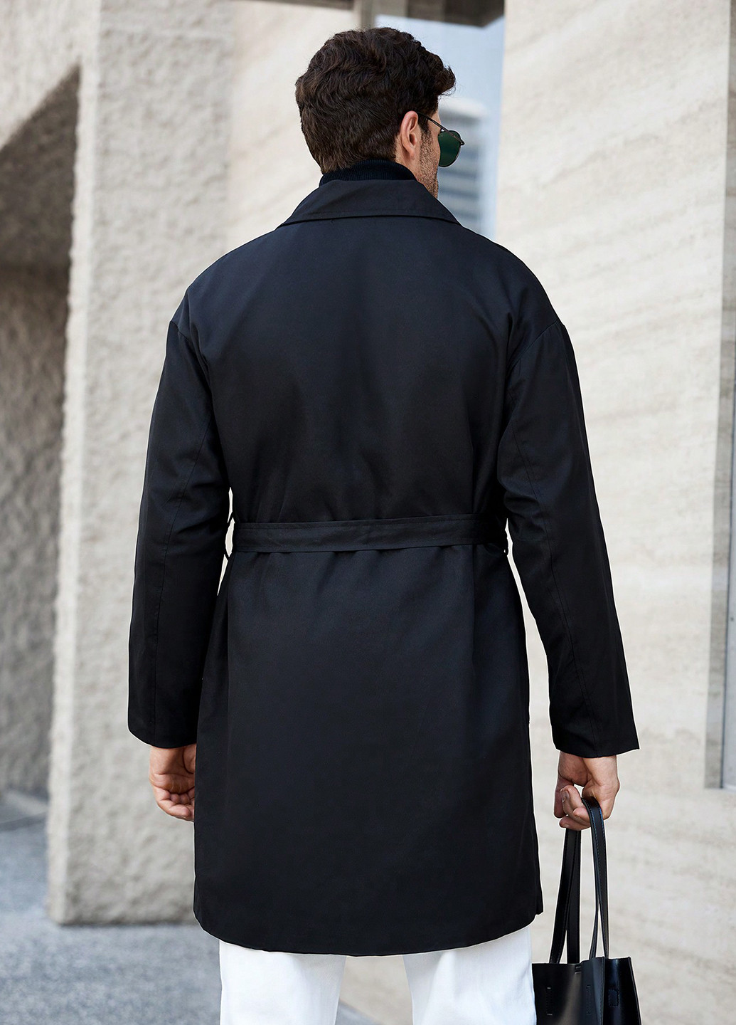 Плащ SHEIN тренчкот на гудзиках прямий (341735375)