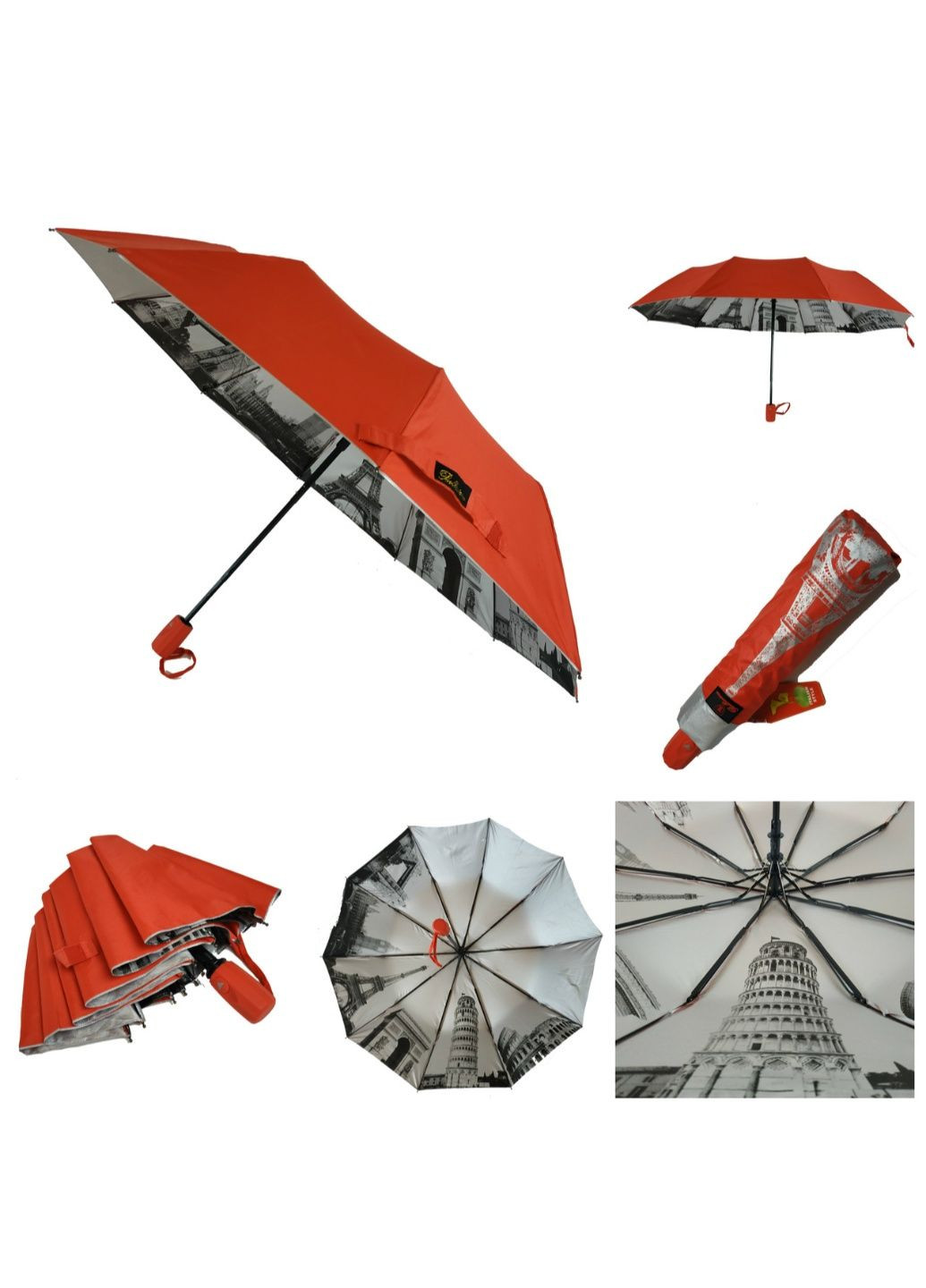Зонт полуавтомат женский 102 см Bellissimo (195705392)