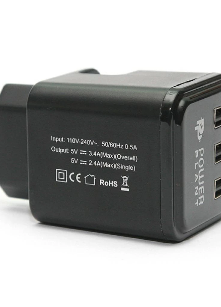 Зарядное устройство W-360 3*USB/3.4A (DV00DV5065) PowerPlant (216637621)
