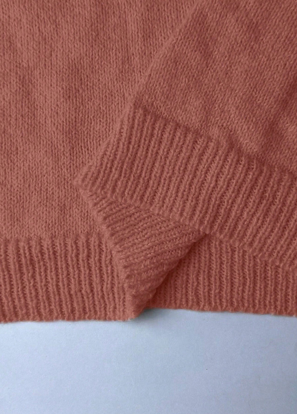 Теракотовий зимовий светр SHEIN