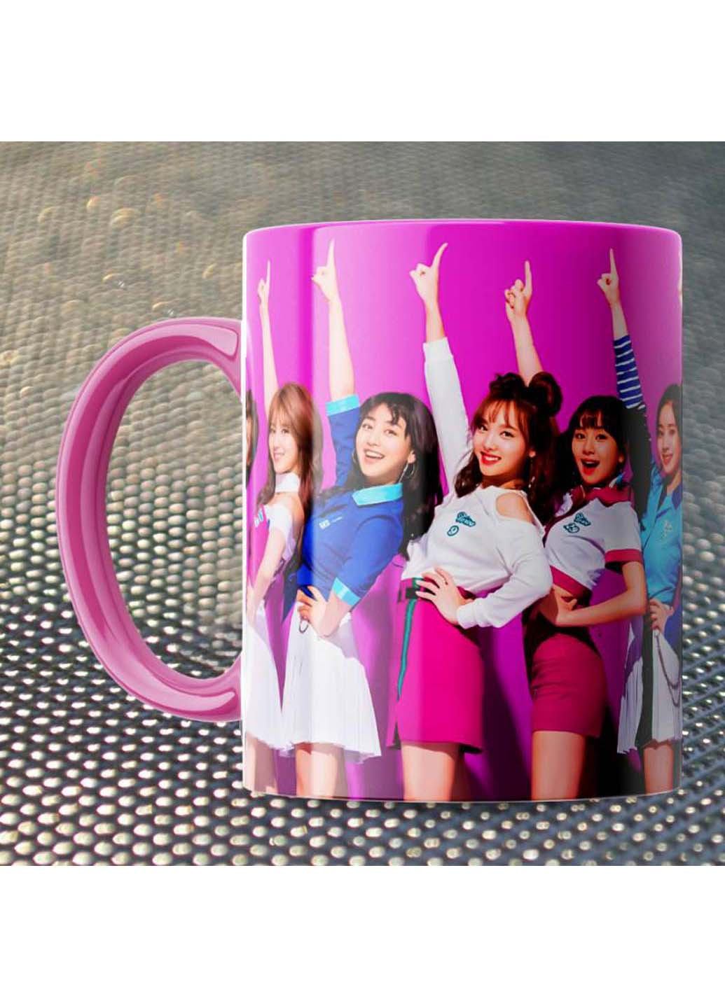 Чашка Fan Girl Твайс розовая - Twice 330 мл (254915176)