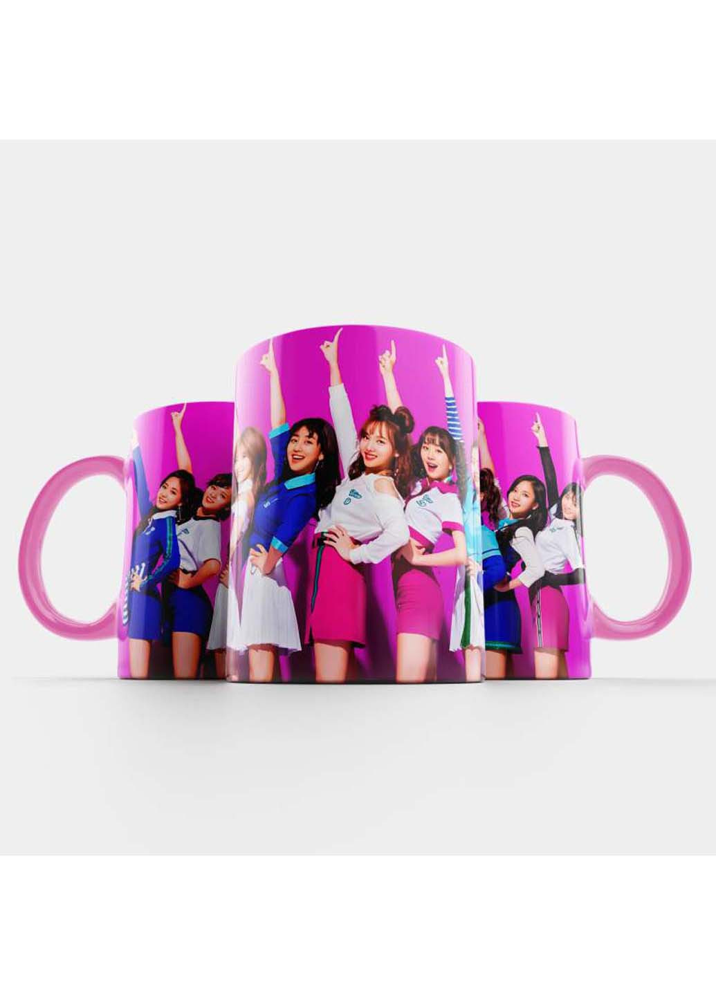 Чашка Fan Girl Твайс розовая - Twice 330 мл (254915176)