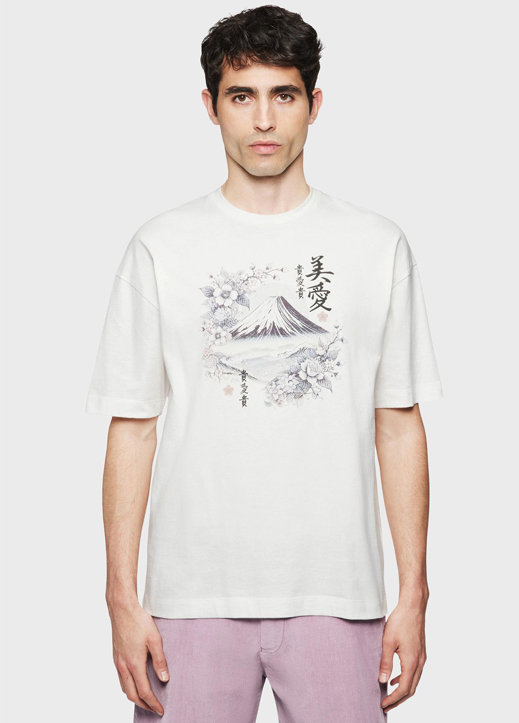 Молочная футболка Drykorn